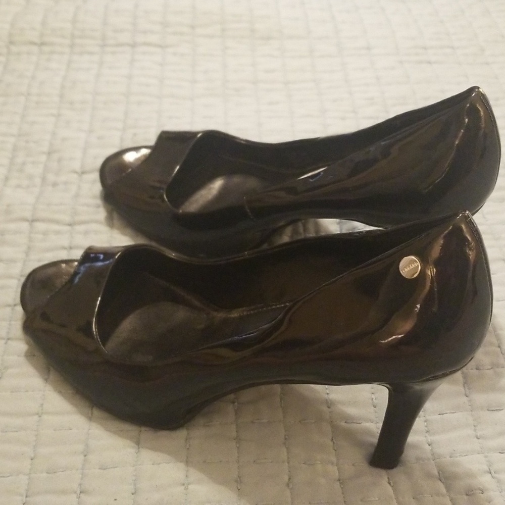 Calvin Klein Women's Peep Toe Heels